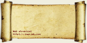 Jakov Peruničić vizit kartica